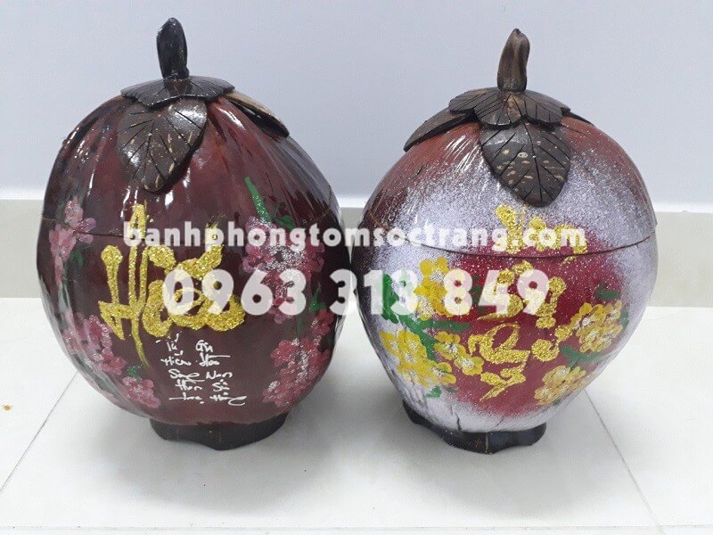 Vỏ bình giữ ấm trái dừa