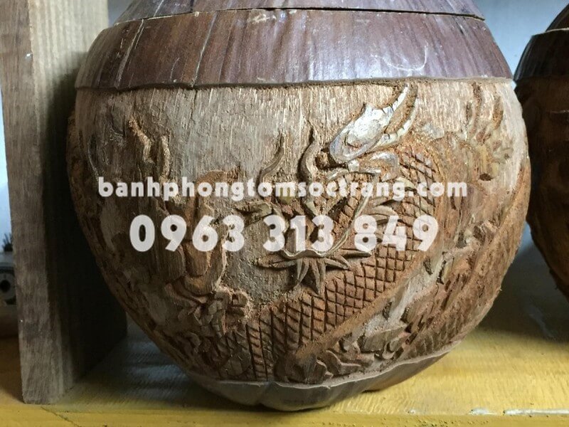 Vỏ bình giữ ấm trái dừa