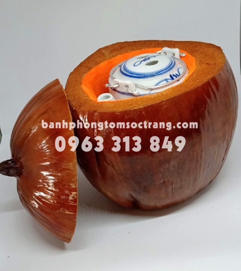 Vỏ bình giữ ấm trái dừa