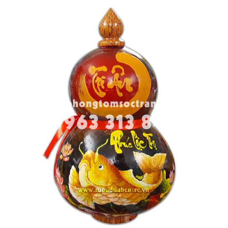 Quà tết rượu dừa hồ lô Bến Tre