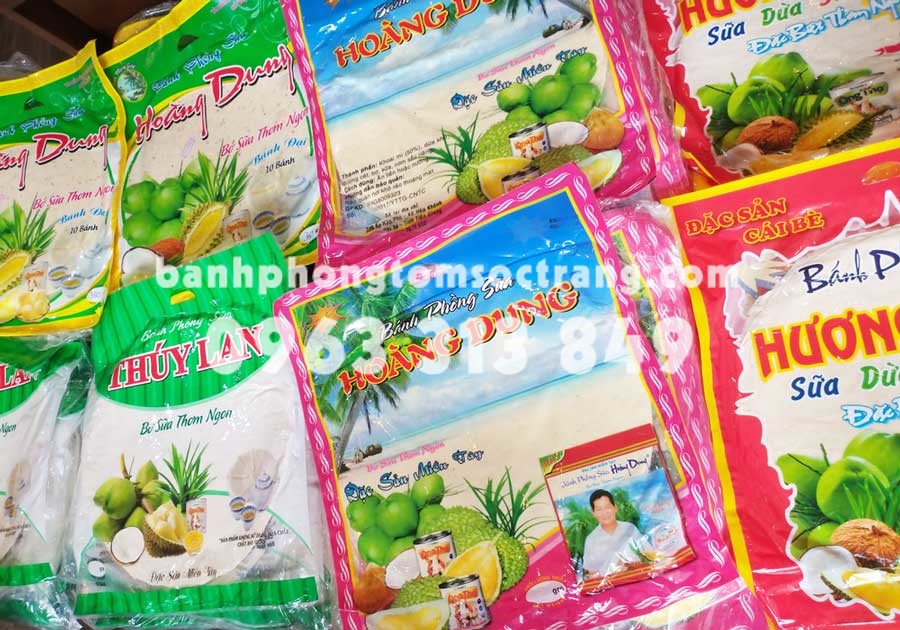Bánh tráng sữa là đặc sản của Tiền Giang